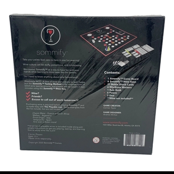 Sommify Board Game for Wine Lovers A Blind Wine Tasting Game NEW SEALED - Picture 8 of 9